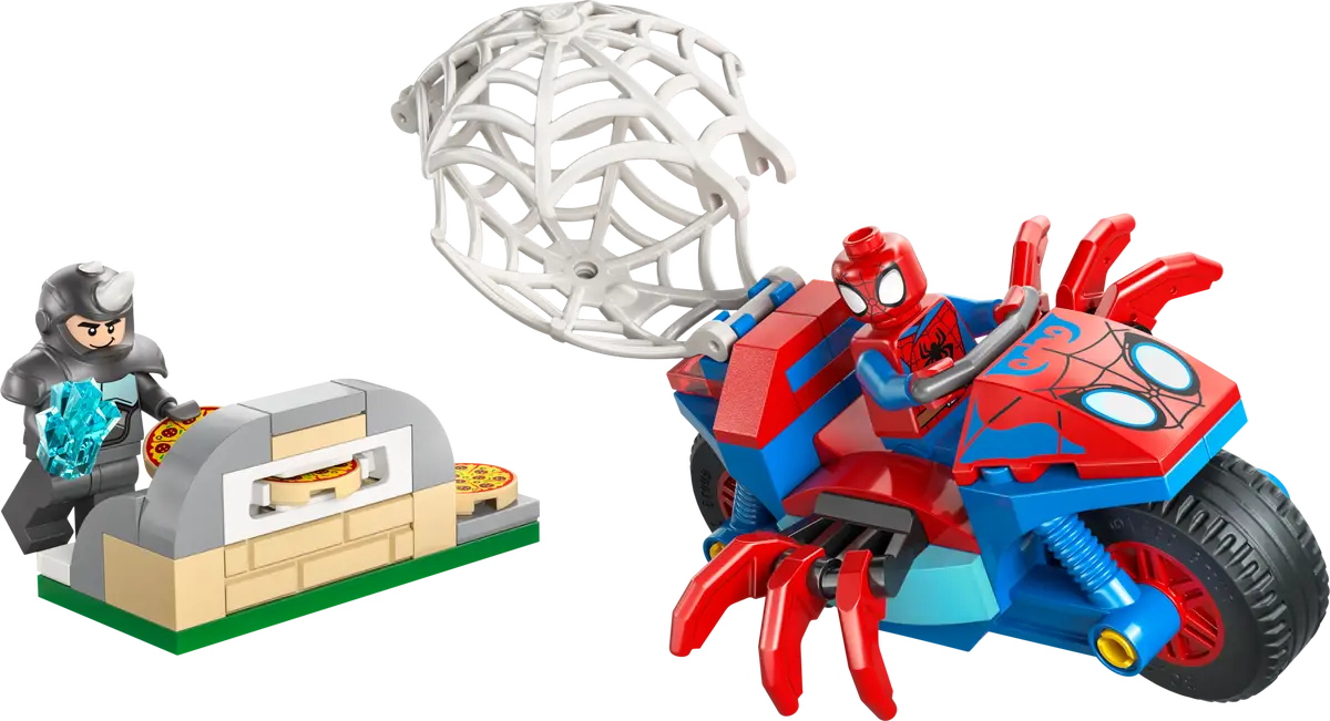 LEGO Marvel - Spidey on his Motorcycle vs Rhino - 11206