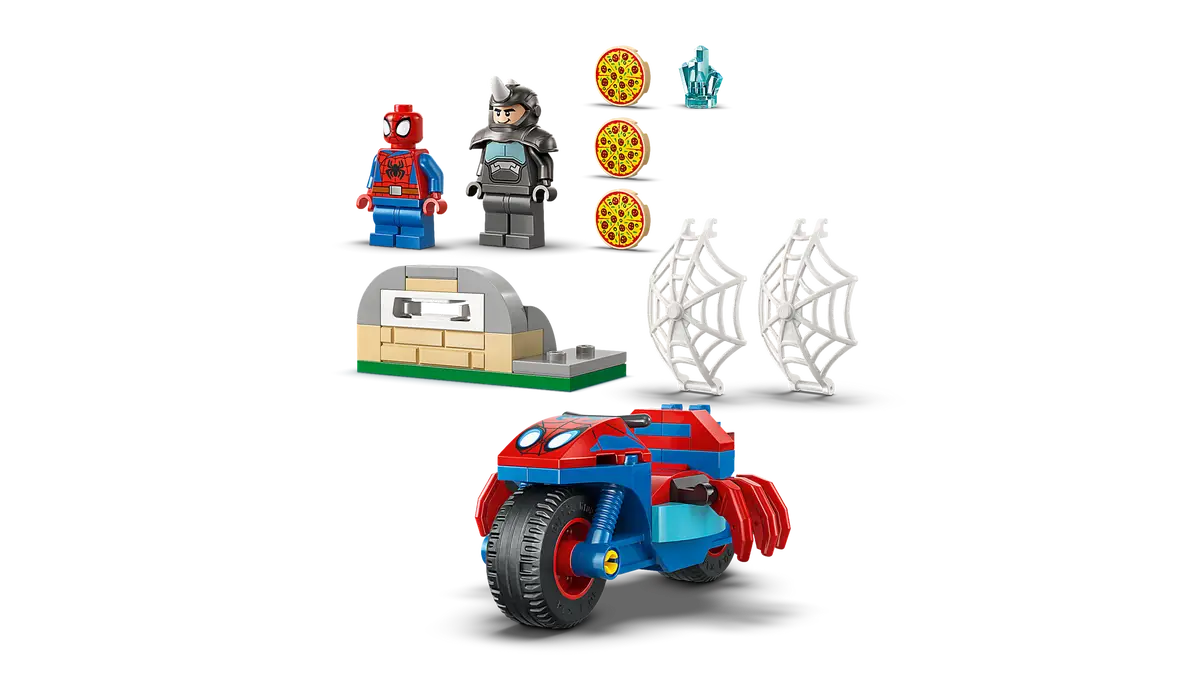 LEGO Marvel - Spidey on his Motorcycle vs Rhino - 11206