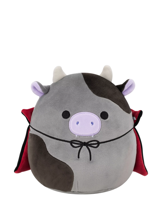 Squishmallows Halloween - 7.5" - Bridgette the Grey & Black Cow in Vampire Costume
