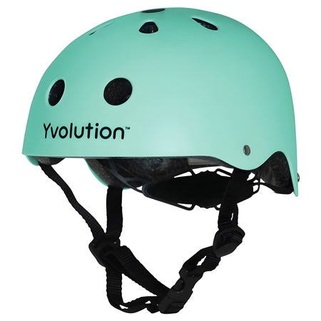 Yvolution Helmet - Adjustable Kid Helmet - Small - Green - 3+