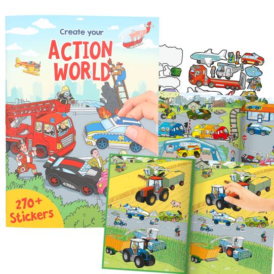 Create Your Action World Stickerbook