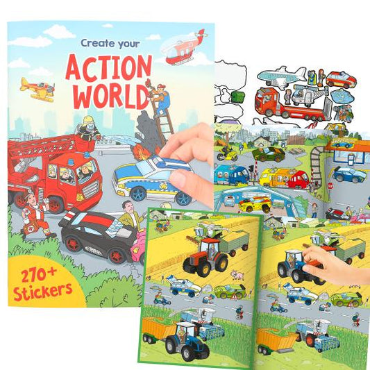 Create Your Action World Stickerbook