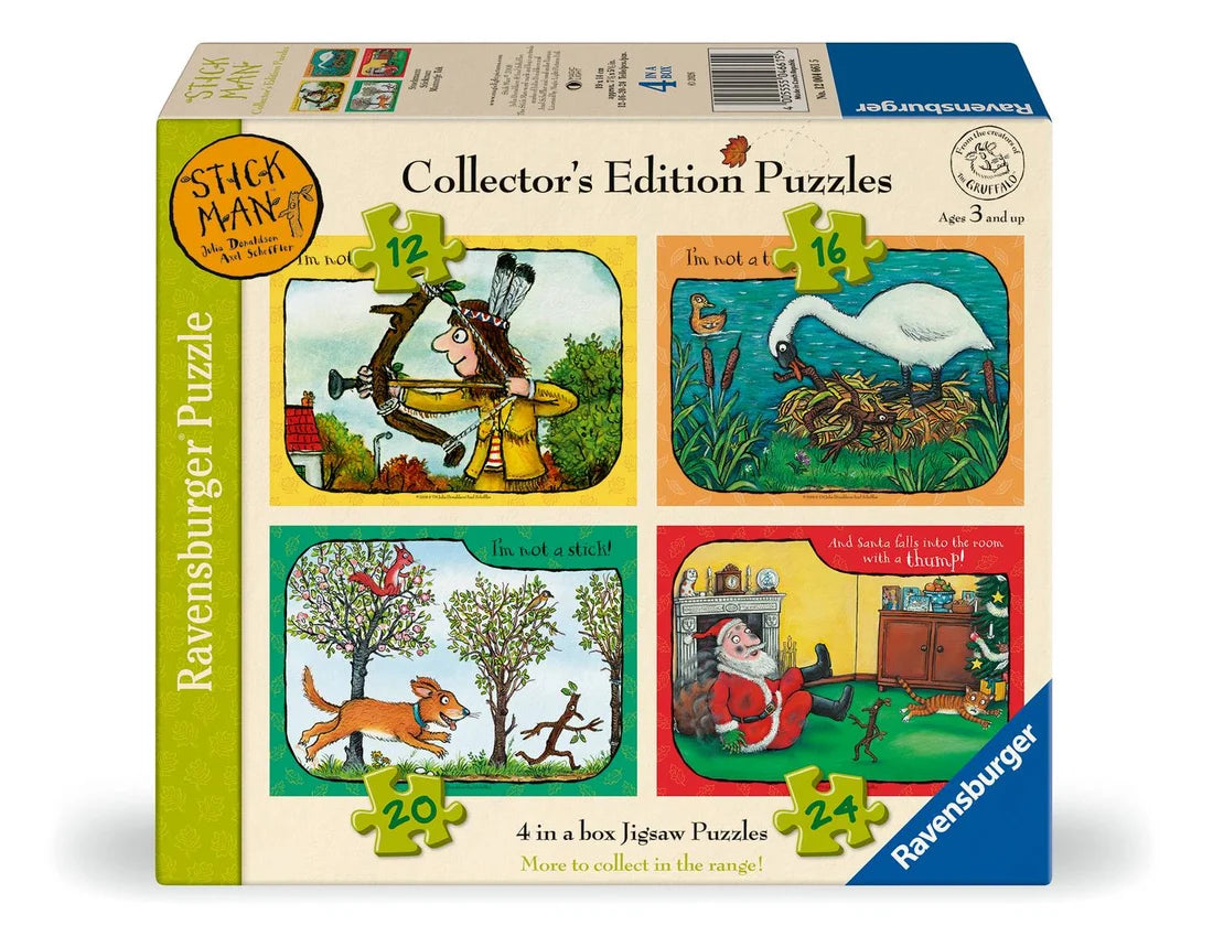 Stick Man My first Puzzles 4 in a box