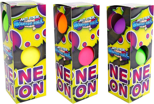 Neon Stress Squeeze Ball 3pc