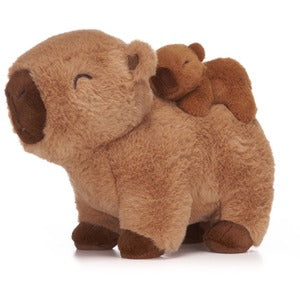 Eco Earth Capybara Plush with baby