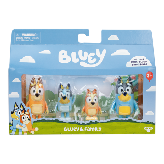 Bluey S13 Figure 4 pack - 2 asst