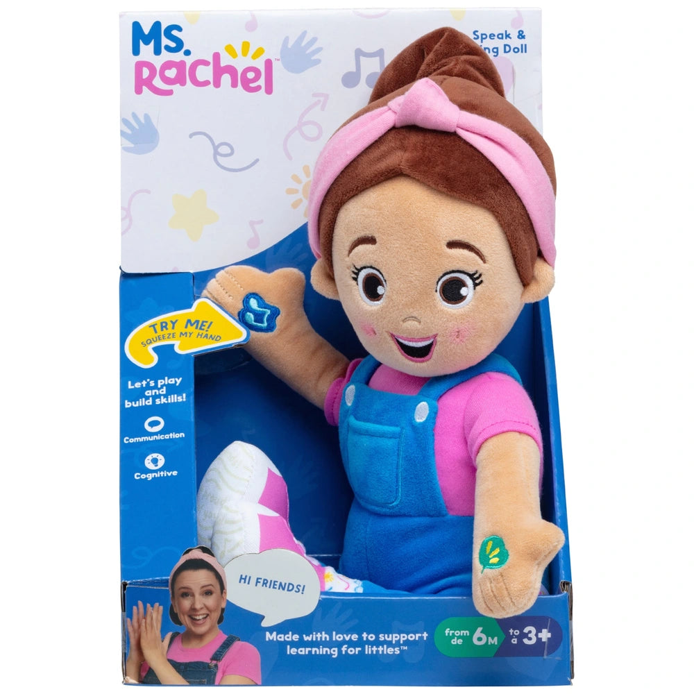 Ms Rachel Speak and Sing Plush Doll