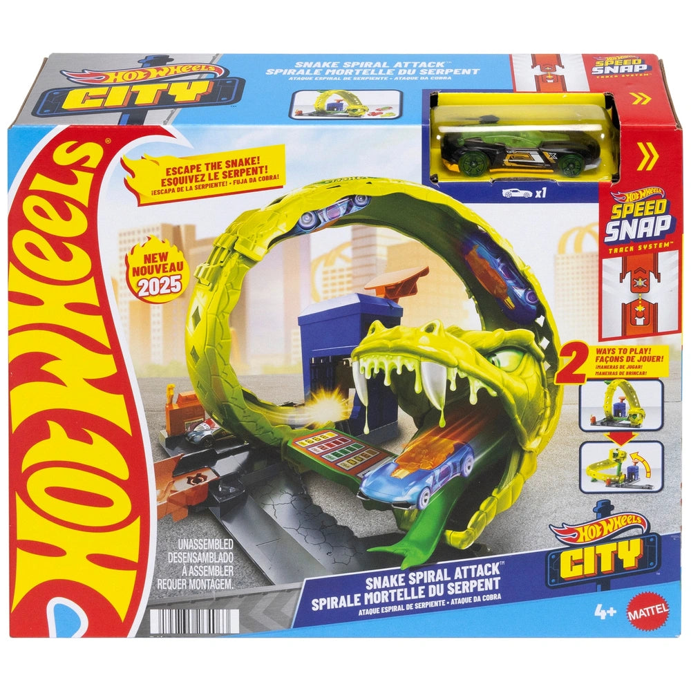 Hot Wheels City Snake Attack Playset