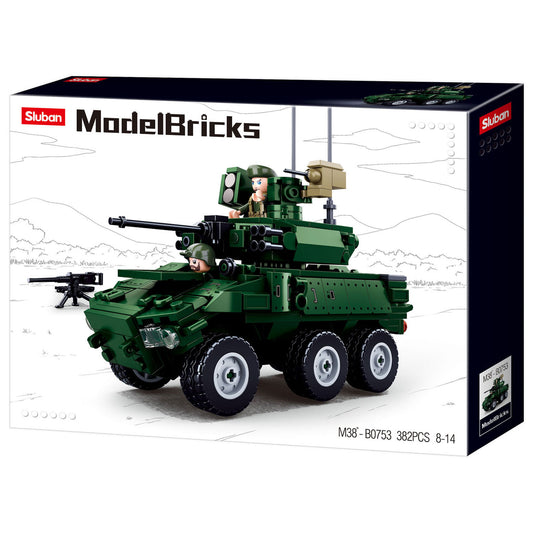Sluban Model Bricks EBRC 6*6 Wheeled Infantry Combat Vehicle