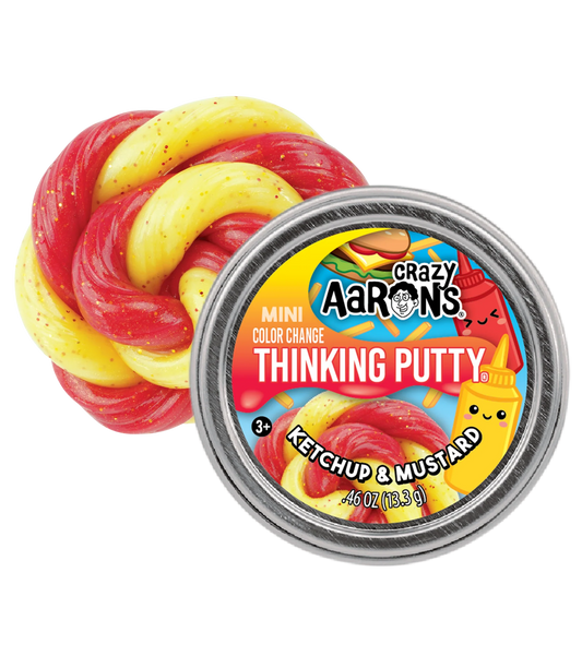 Crazy Aaron's Putty Mini - Ketchup & Mustard