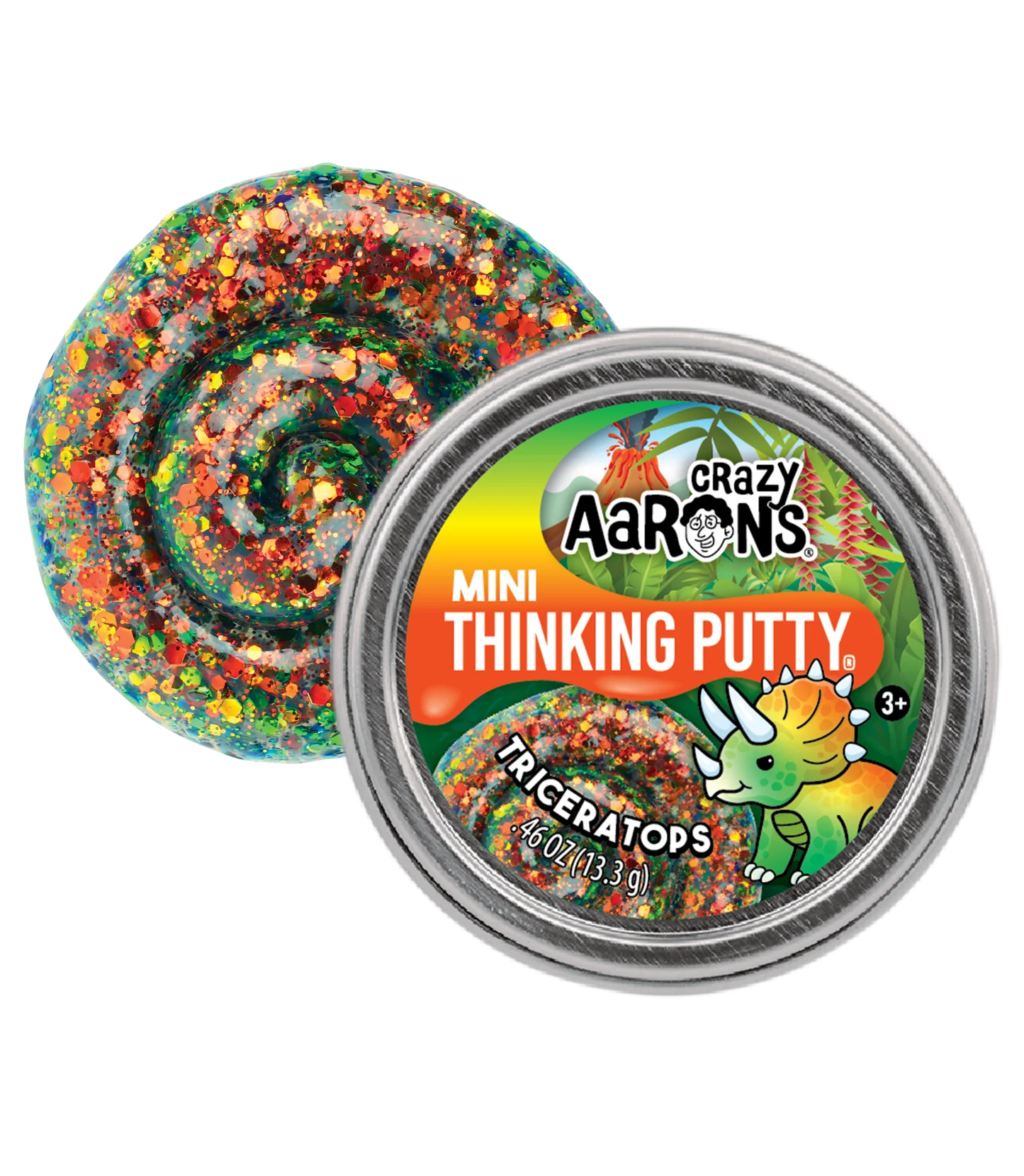 Crazy Aaron's Putty Mini Tin Triceratops