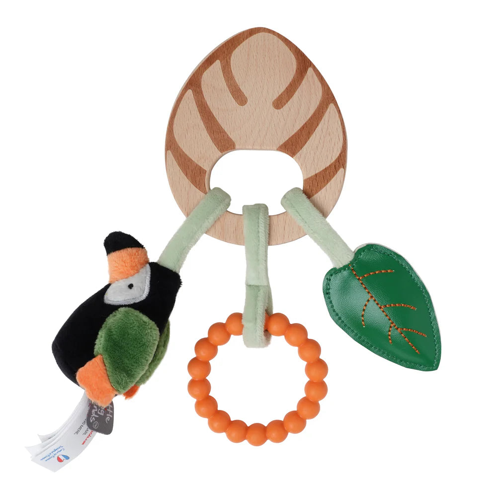 Little Big Friends Wooden Rattle Jungle