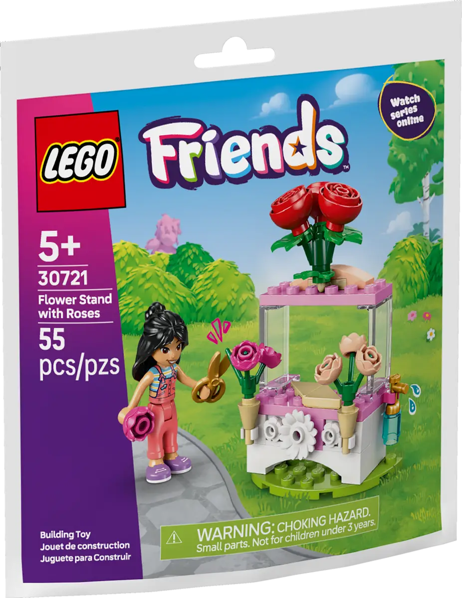 LEGO Friends - Flower Stand with Roses - 30721 - Paper Bag