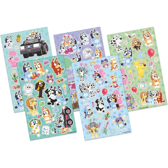 5 Piece Sticker Set Bluey
