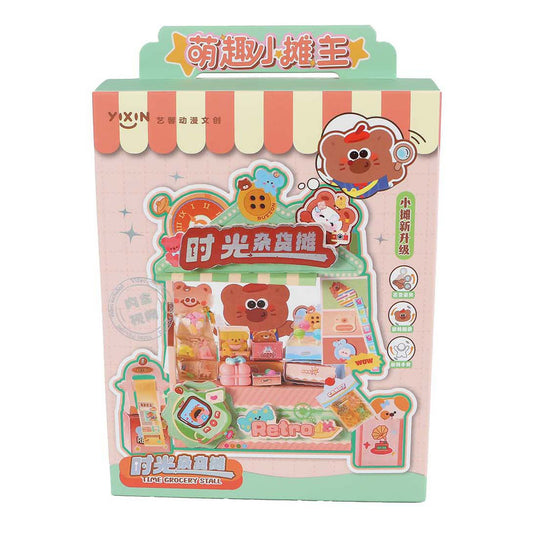 Kawaii Cute Little Stall Owner Time Grocery Stall