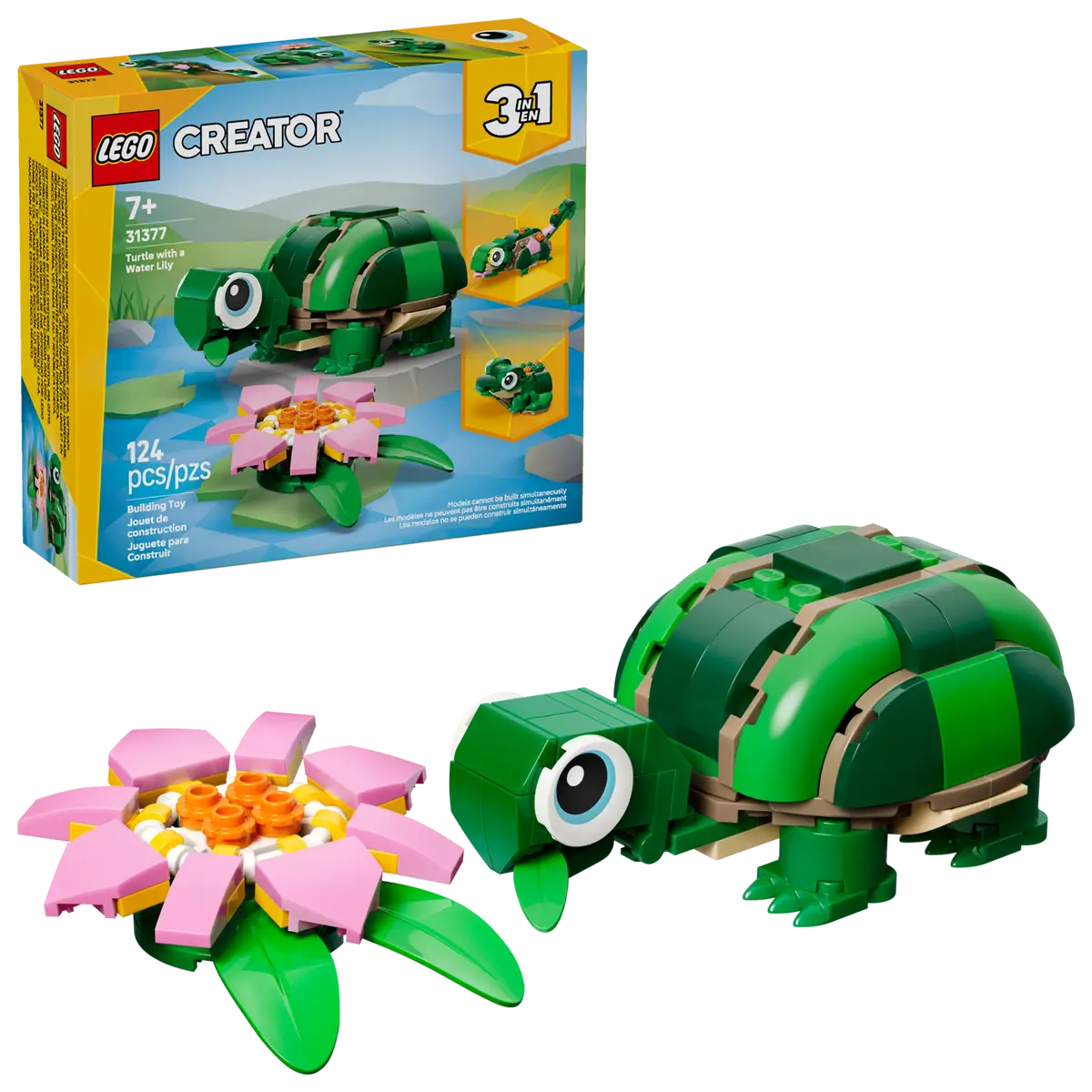LEGO CREATOR - Turtle with a Water Lily - 31377