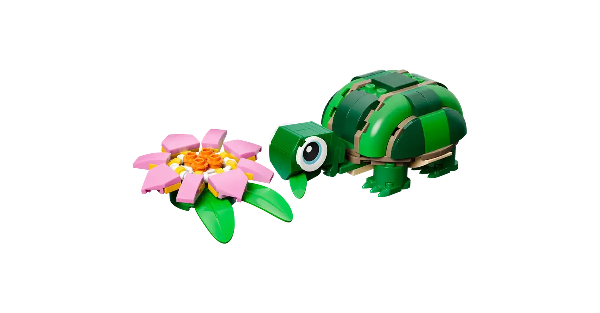 LEGO CREATOR - Turtle with a Water Lily - 31377