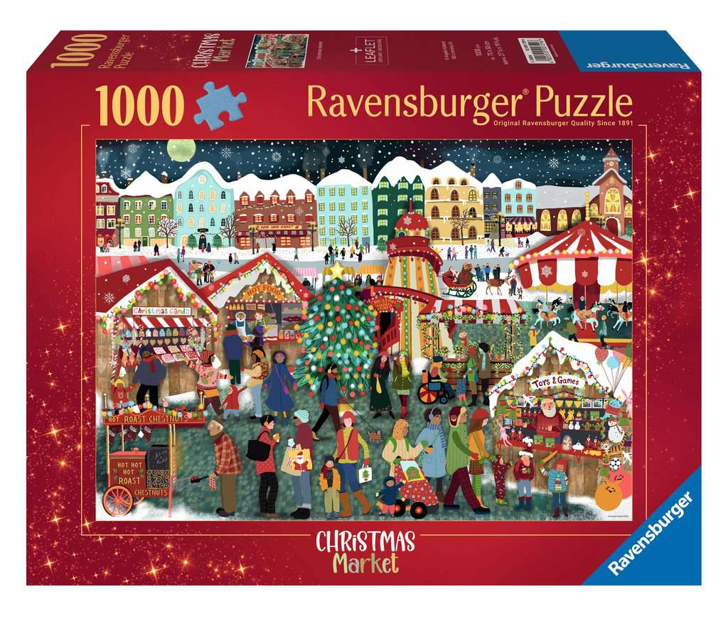 Christmas Market 1000pc Ravensburger Jigsaw