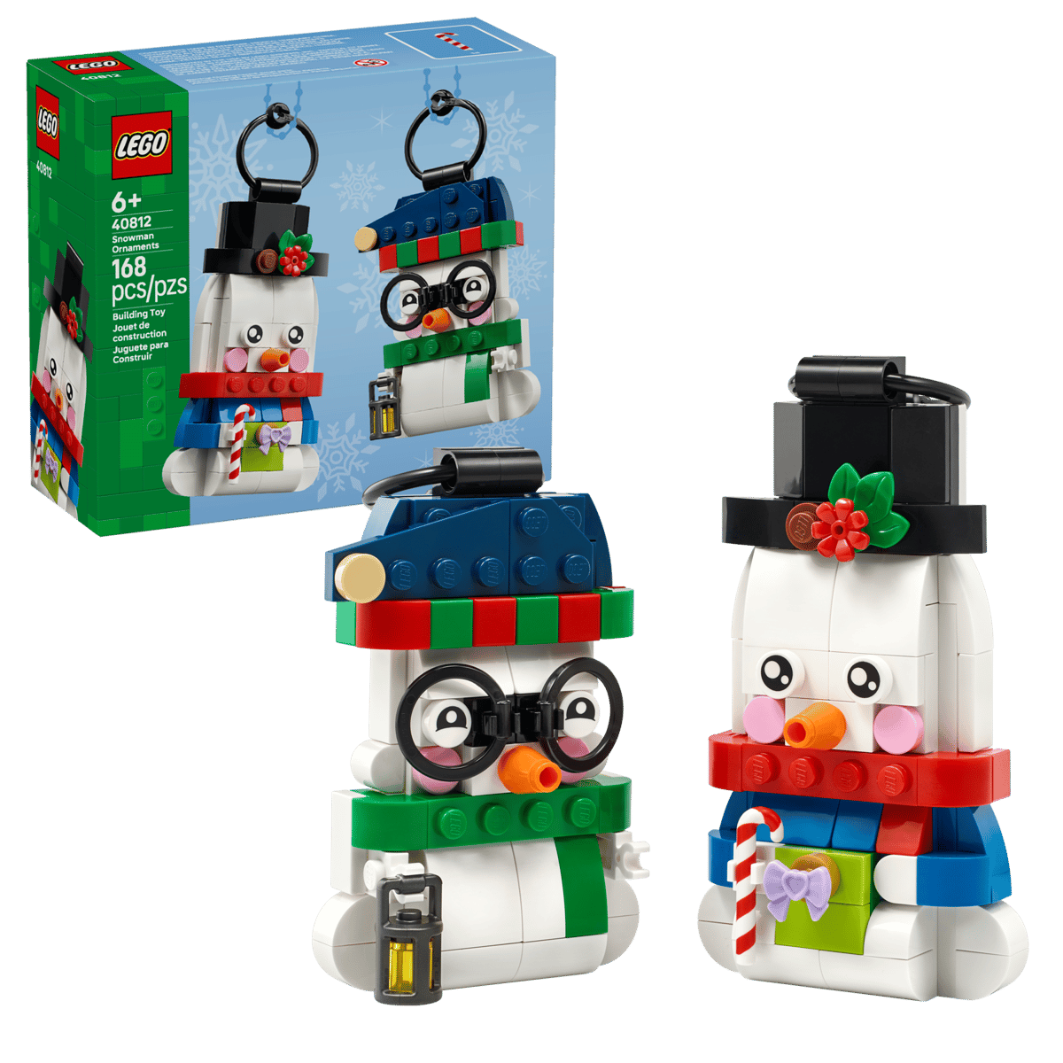 LEGO Christmas Snowman Ornaments 40812