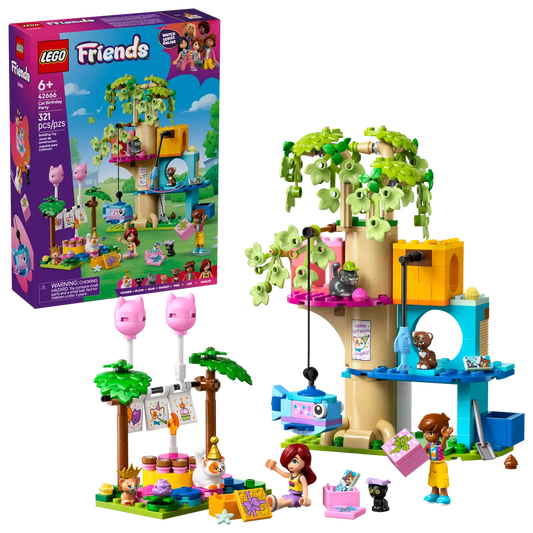 LEGO Friends - Cat Birthday Party & Tree House - 42666