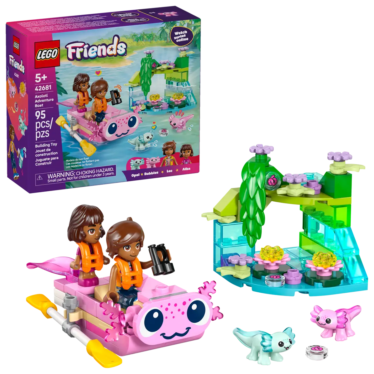 LEGO Friends - LEGO Axolotl Adventure Boat - 42681