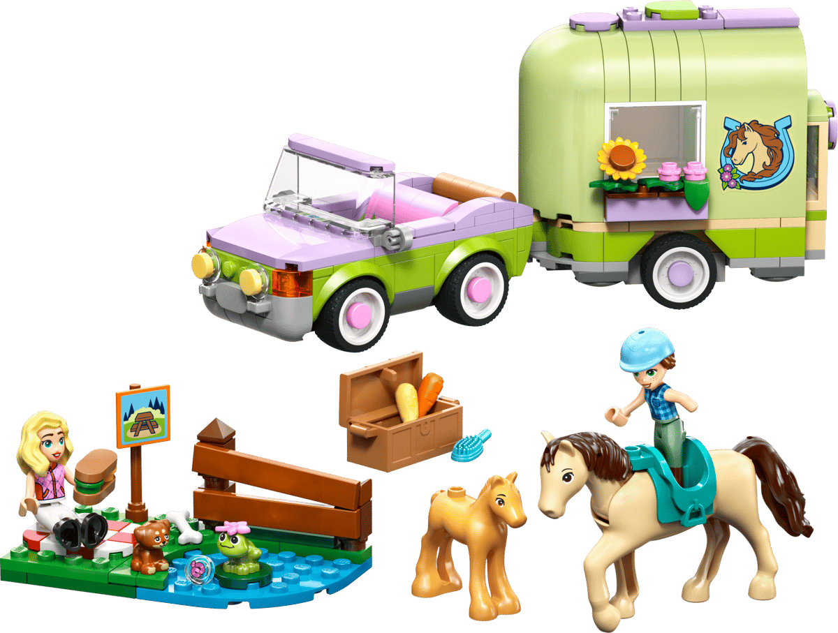 LEGO Friends - Horse & Baby Foal Trailer 42695