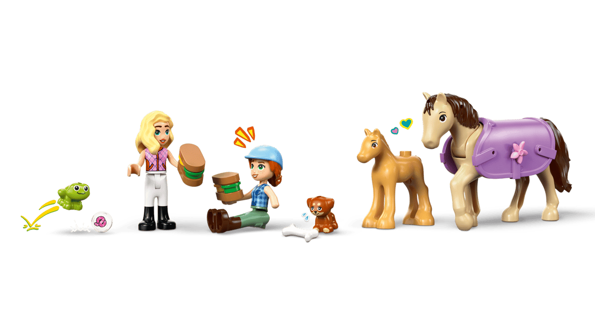 LEGO Friends - Horse & Baby Foal Trailer 42695
