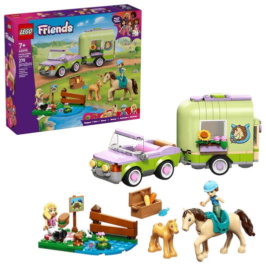 LEGO Friends - Horse & Baby Foal Trailer 42695
