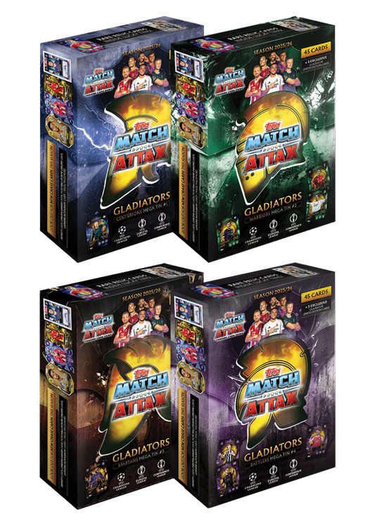 UCL Match Attax 25/26 Mega Tin Assorted