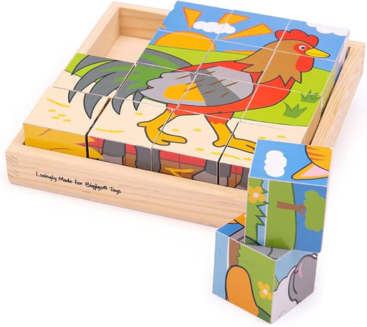 Farm Cube Puzzle 100% FSC
