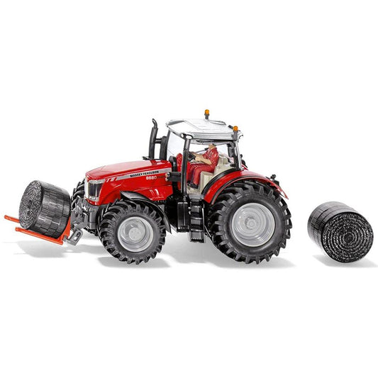 Siku 1:32 Massey Ferguson 8680 with Bale Handler