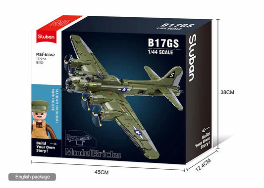 Sluban B-17GS WWII Bomber Set
