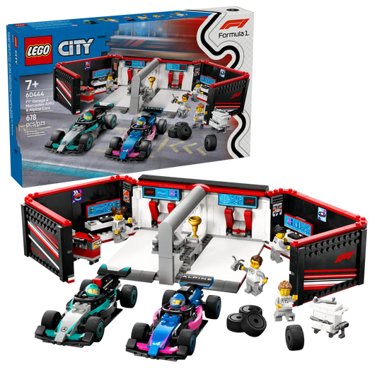 LEGO CITY - F1 Garage & Mercedes-AMG & Alpine Cars - 60444