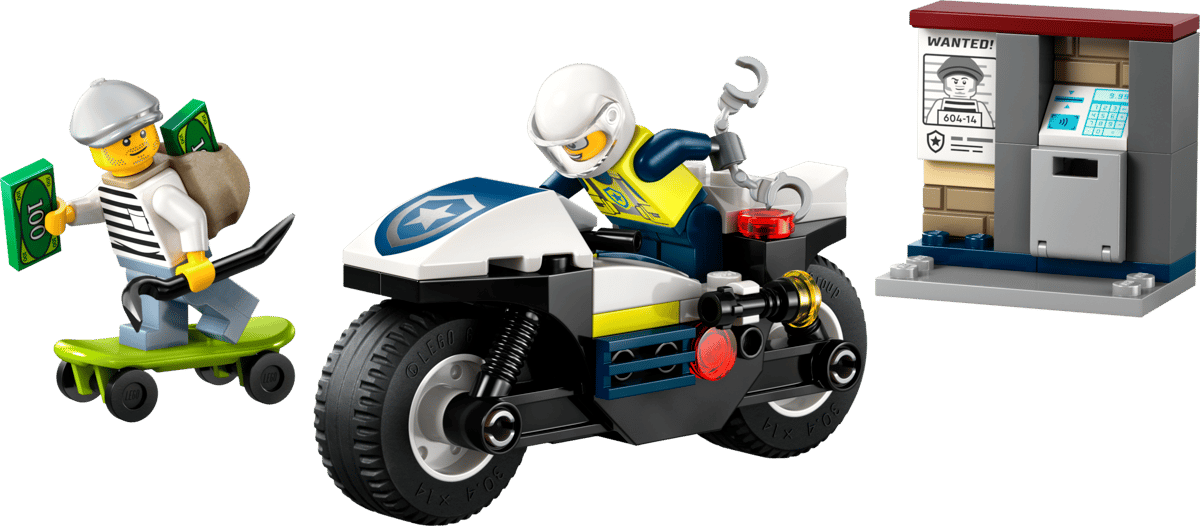 LEGO CITY - Police Motorcycle Chase 60455
