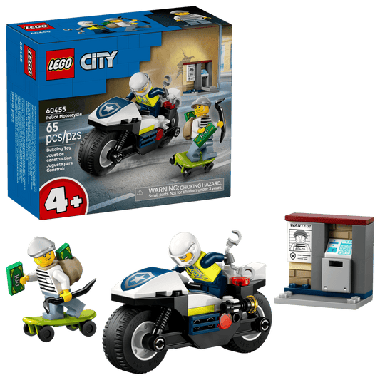 LEGO CITY - Police Motorcycle Chase 60455