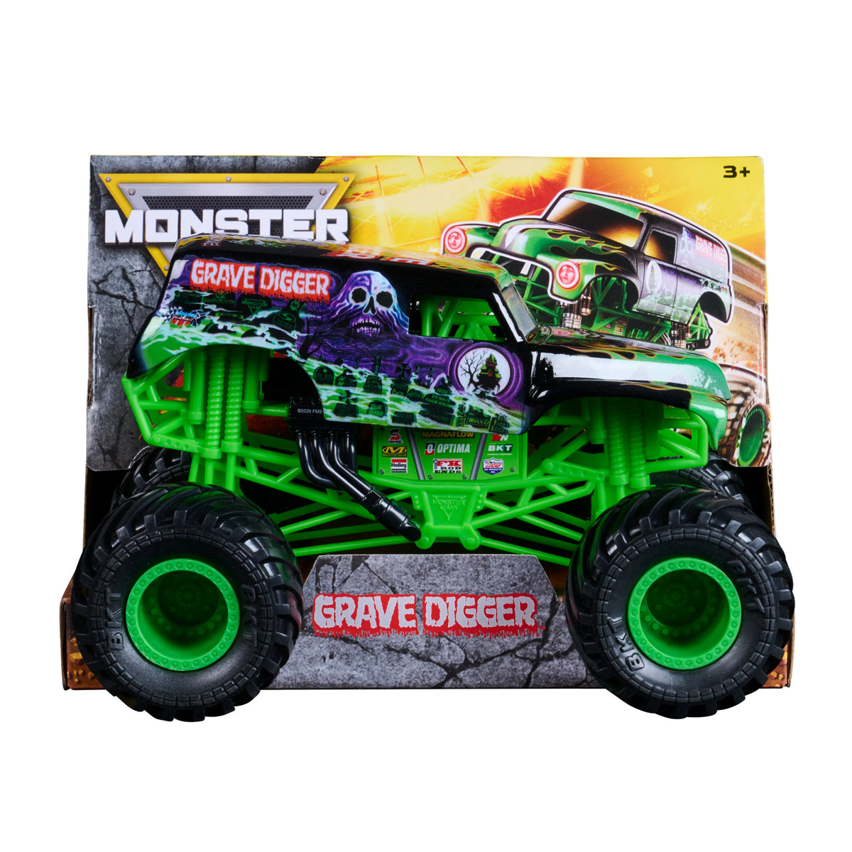 Monster Jam Grave Digger 1:24 Die-Cast Collector Truck