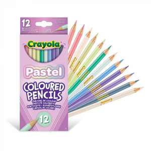 Crayola Pastel Colouring Pencils 12pk