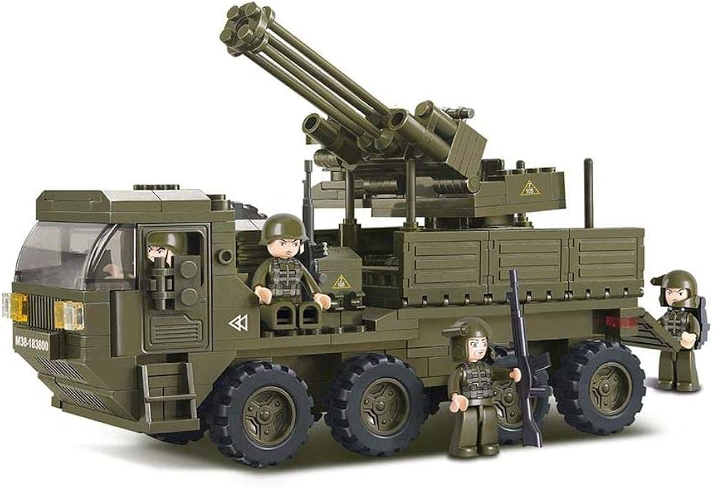 Sluban Heavy Transporter Construction Building Set