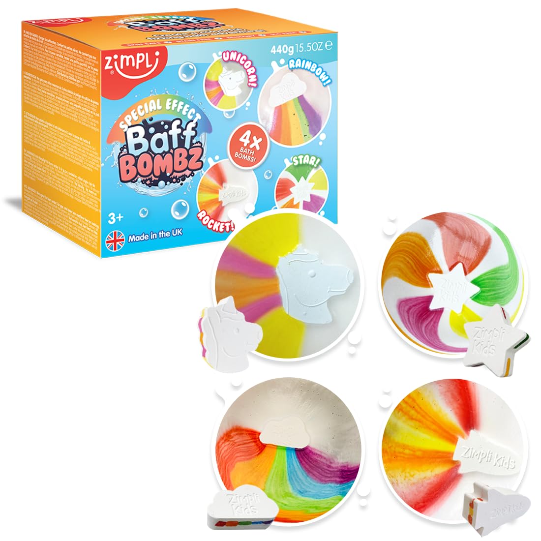 Éifeacht Speisialta Baff Bombz 4pk