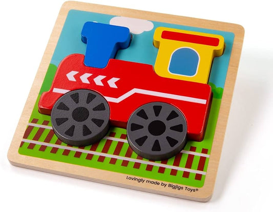 Big Jigs Chunky Lift Out Puzzle Train