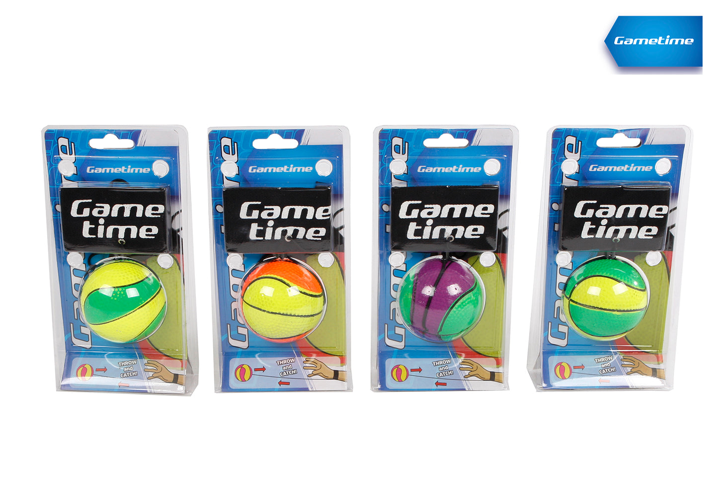 RETURN BALLS NEON COLOURS - 4 ASST COLOUR