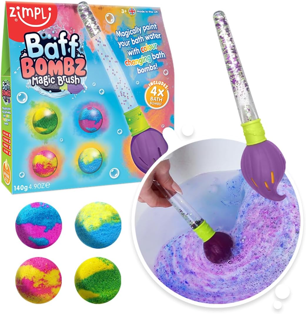 Baff Bombz Magic Brush - 4 Bath Bombs