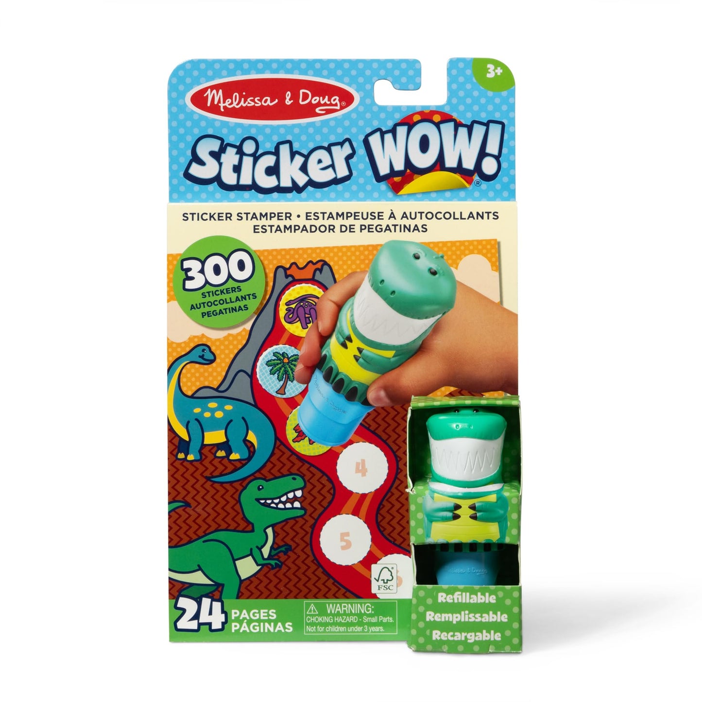 Melissa & Doug Sticker Wow! Dinosaurs