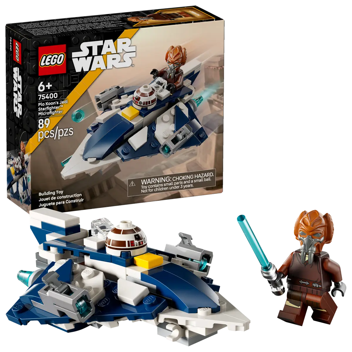 LEGO Star Wars Plo Koon's Jedi Starfighter Microfighter - 75400