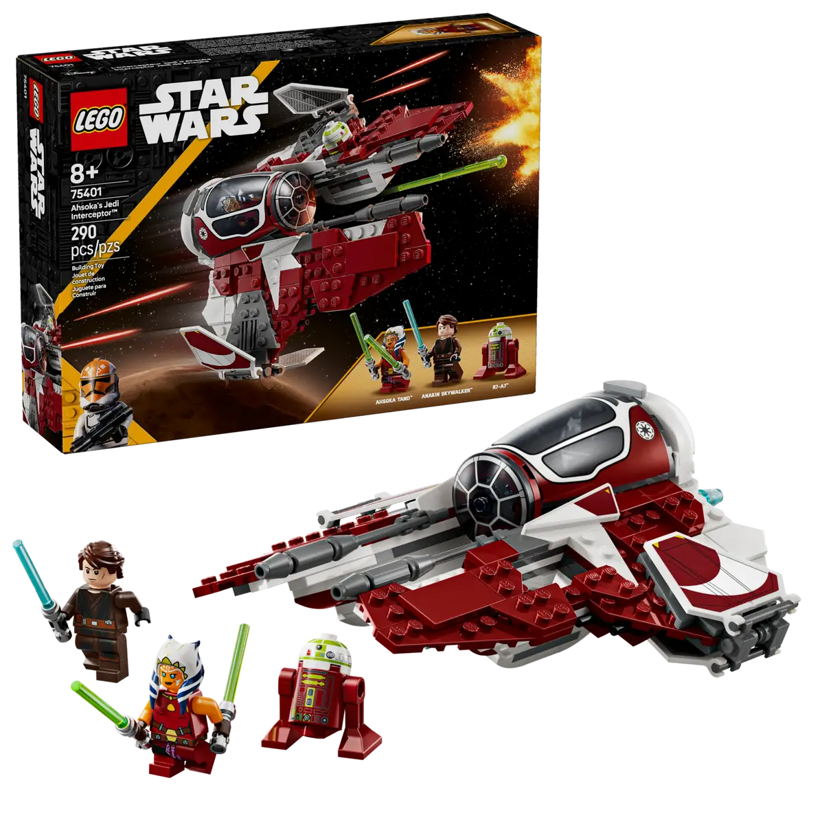 LEGO Star Wars - Ahsoka's Jedi Interceptor - 75401