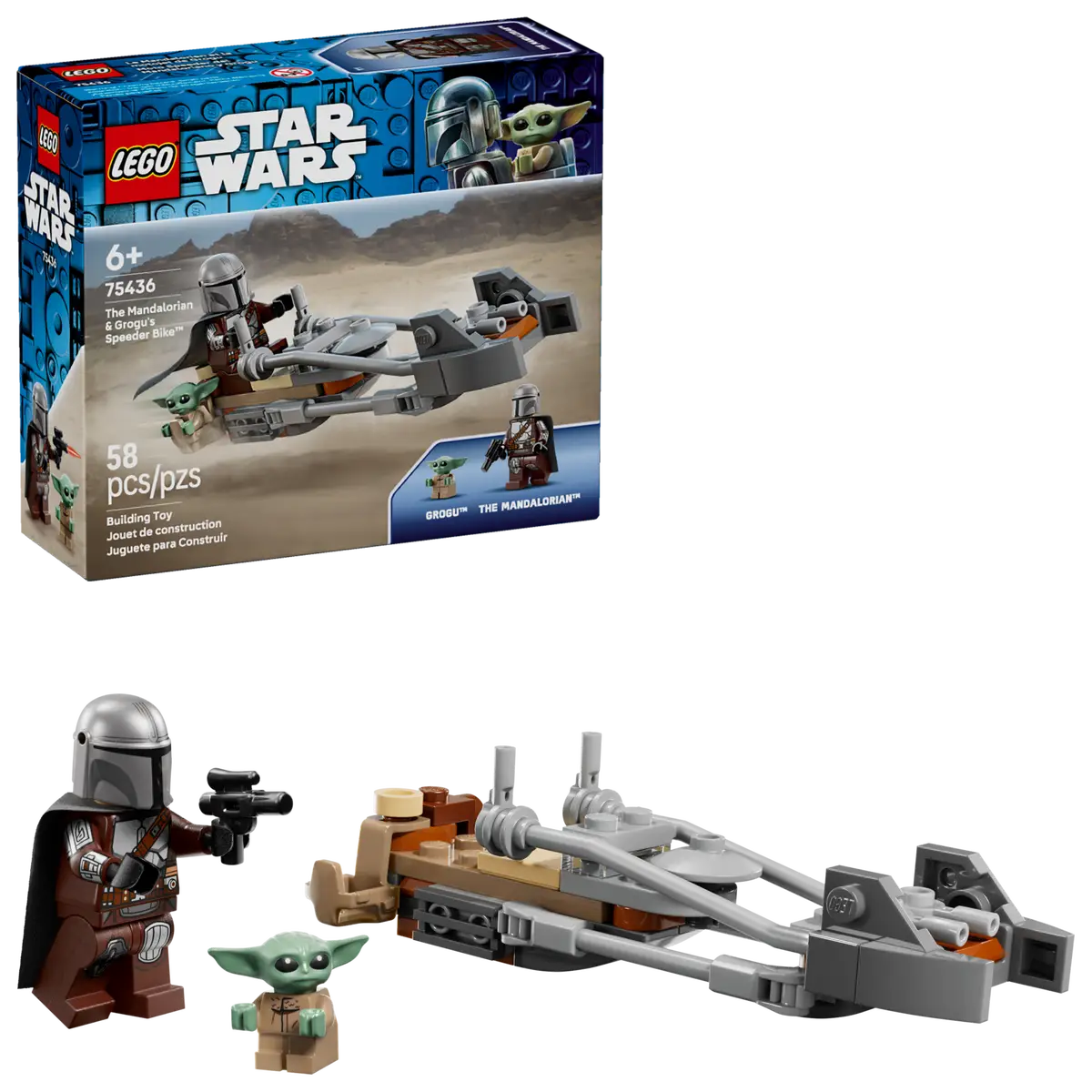 LEGO Star Wars - The Mandalorian & Grogu's Speeder Bike - 75436