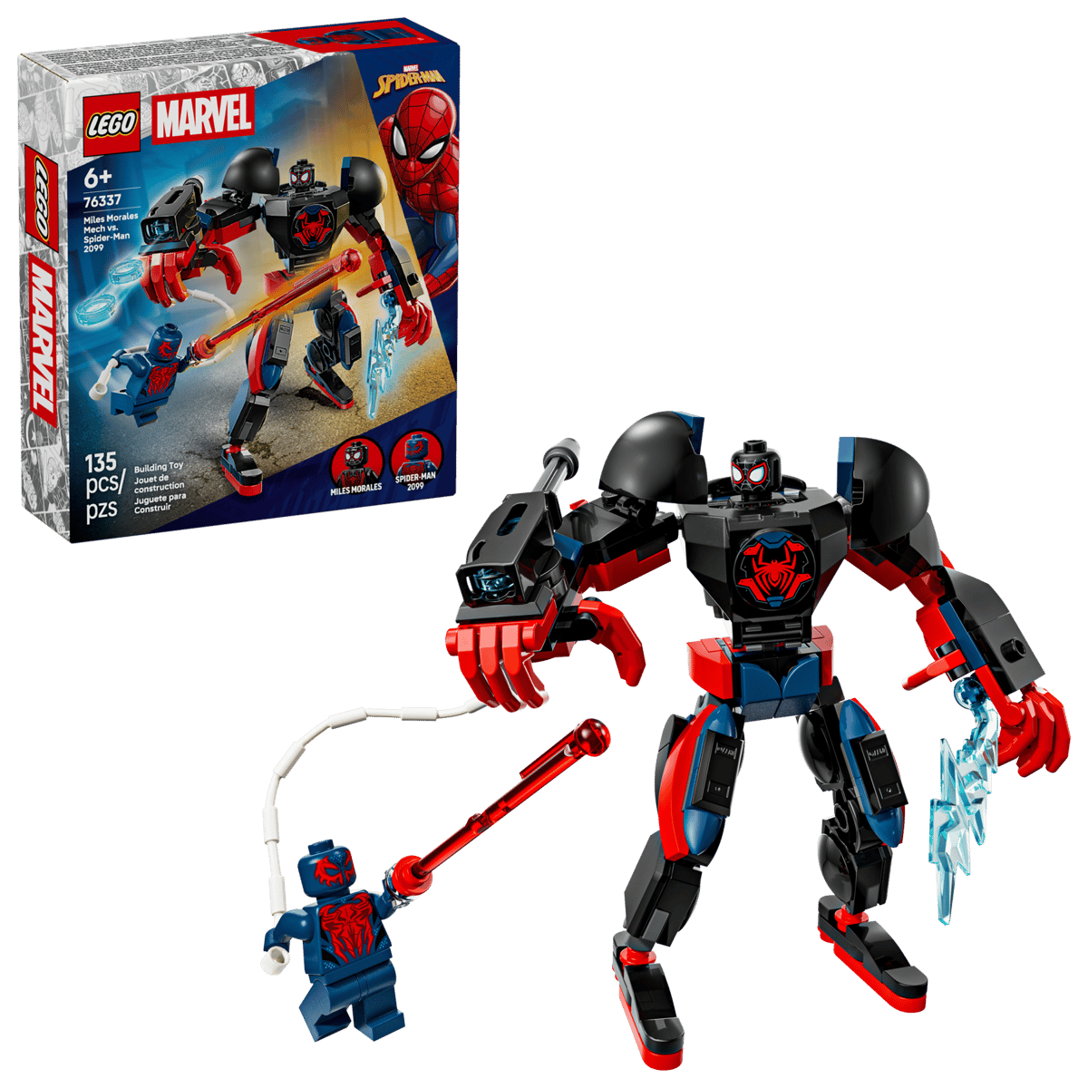 LEGO DC -Miles Morales Mech vs Spiderman 76337