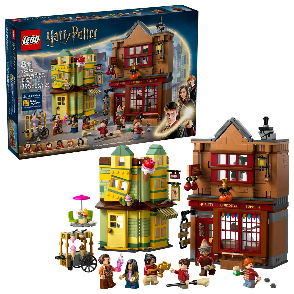 LEGO Harry Potter Quality Quidditch Supplies and Ice-Cream Parlour - 76452