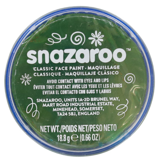 Snazaroo 18ml Classic Grass Green Face Paint