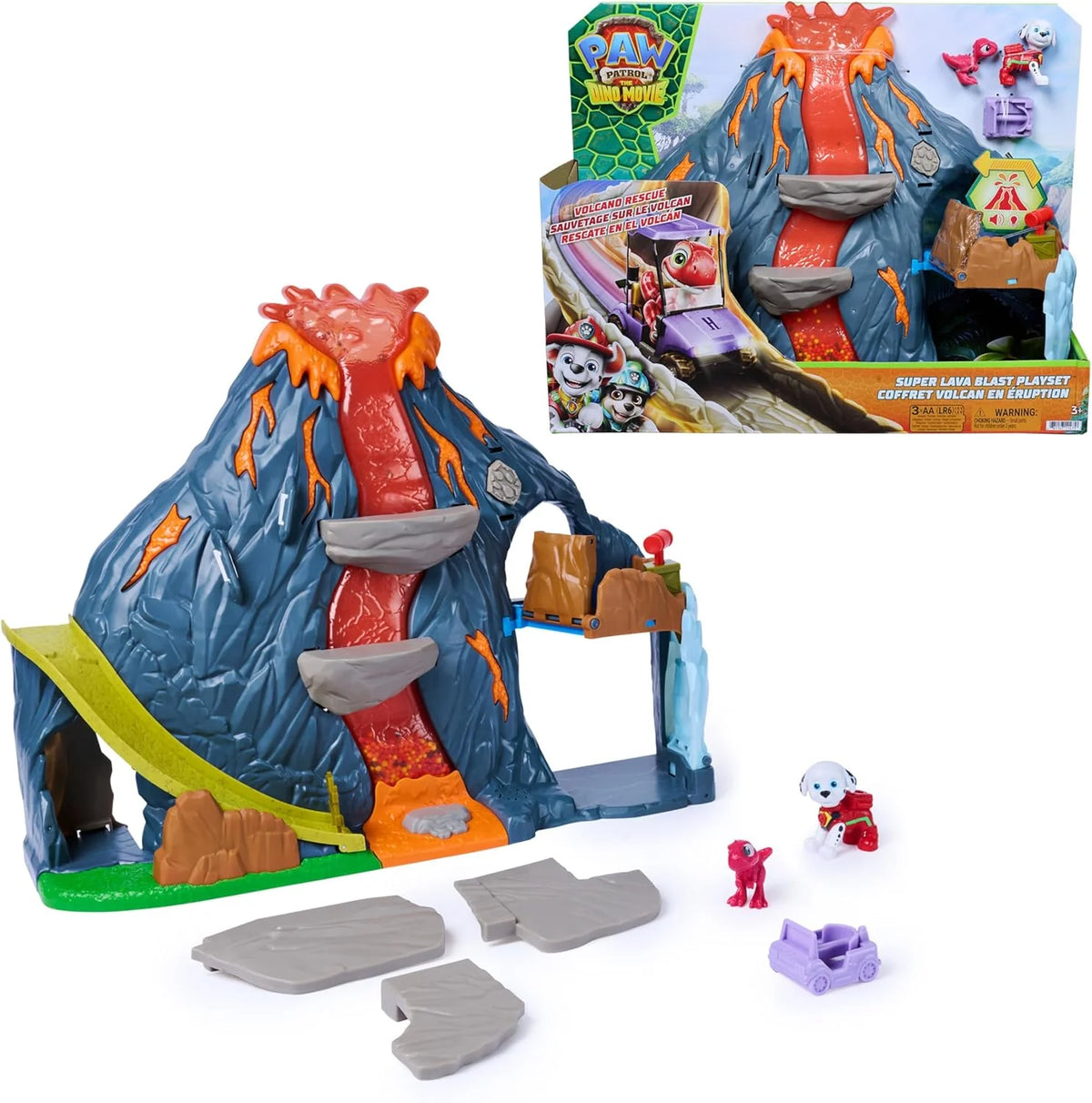 Paw Patrol Dino Rescue Super Lava Blast Playset